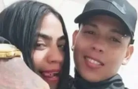 Andy Xavier Soto González, y su compañera sentimental, Cindy Natalys Peña Mendoza.