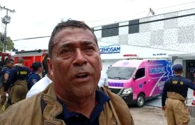 Edwin Pacheco, Comandante del Cuerpo de Bomberos de Barranquilla