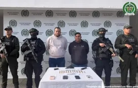 Richard José Espinal Quintero, alias ‘El Coti’, y Henderzon Adrián Villarroel Luque, alias ‘El Patón’.