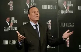 El cantante Julio Iglesias