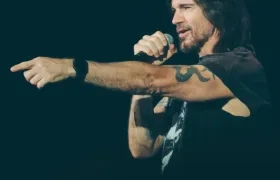 El cantante colombiano Juanes