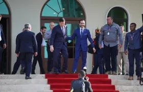El secretario de Estado de Estados Unidos, Marco Rubio, y el Presidente Abelardo De La Espriella.