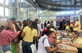 Exhibición en feria de vivienda.