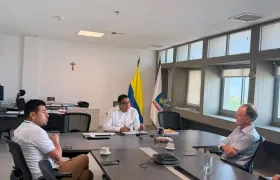 El Alto Comisionado de la ONU se reunió con el director seccional de Fiscalía en la Torre Manzur. 