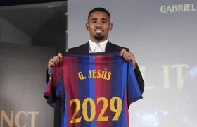 El delantero brasileño Gabriel Jesús.