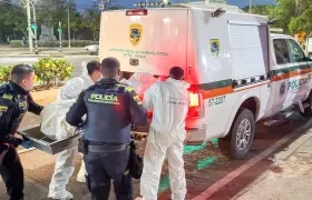 Escenario de un homicidio en Barranquilla. 