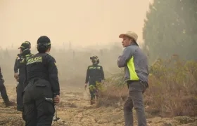 Incendio en Villa de Leyva.
