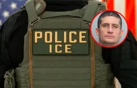 Imagen referencial de ICE y el colombiano Jonathan Christian González Reyes.