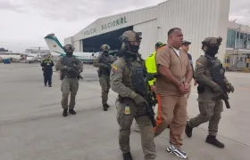Geovany Andrés Rojas, alias ‘Araña’, antes de ser extraditado a Estados Unidos. 