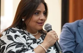 La magistrada Paola Meneses, presidenta de la Corte Constitucional.