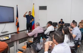 El rector de la Universidad del Atlántico, Leyton Barrios.