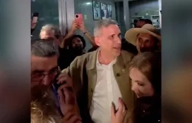 Liberación del exalcalde Javier Oropeza.