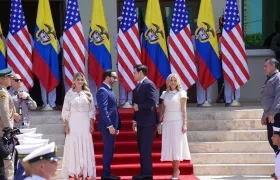 Llegada de Marco Rubio a sede alterna de la Presidencia en Barranquilla