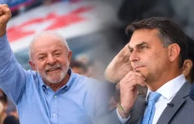 Luiz Inácio Lula da Silva y Flávio Bolsonaro.