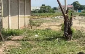Lugar del hallazgo del cuerpo. 