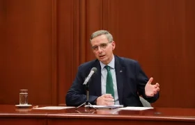 Miguel Gómez Martínez, ministro de Hacienda.