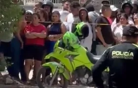 Momento del atentado