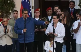 Nicolás Maduro y Alex Saab. 