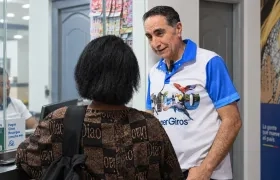 Edgar Páez, presidente de SuperGiros, en el departamento del Chocó. 