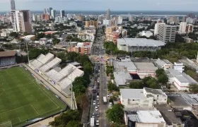 Panorámica de la calle 72 entre 46 y 44