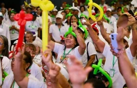 Participaron los beneficiarios de los Centros de Vida de la ciudad.