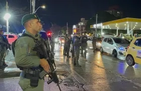 Patrullajes de la Policía Nacional en Barranquilla por Amor y Amistad