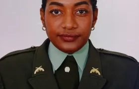 La patrullera Yenifer Yadira Ordóñez Valencia. 
