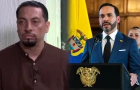 David Murcia Guzmán y el Presidente Abelardo De La Espriella.