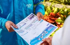 Factura de la empresa Air-e intervenida. 