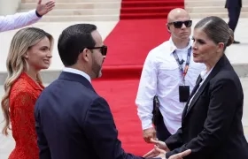 Presidente Abelardo De La Espriella y la presidenta de Costa Rica, Laura Fernández.