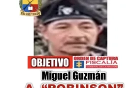 Miguel Guzmán, alias 'Robinson Gutiérrez'.