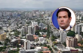 Panorámica de Barranquilla y el Secretario de Estado de los Estados Unidos, Marco Rubio.
