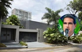 Alex Saab y su mansión en el norte de Barranquilla.