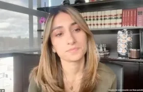 Laura Sarabia durante la audiencia de este lunes. 