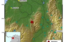 Sismo en Montecristo, Bolívar