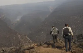 Incendio en Villa de Leyva.