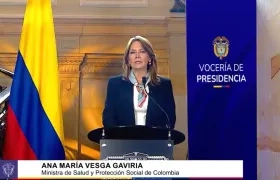  Ana María Vesga, Ministra de Salud
