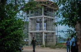 Obra de acueducto de Campeche. 
