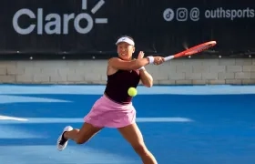 La estadounidense Claire Liu durante la final contra Anna Blinkova.