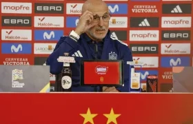 Luis De la Fuente, entrenador de la selección española. 