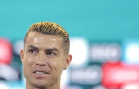Cristiano Ronaldo, delantero de la selección portuguesa. 