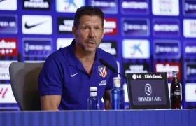 Diego Simeone, entrenador del Atlético de Madrid. 