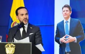 Abelardo De La Espriella al recibir el premio Liderazgo Valiente