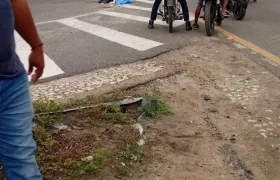 El peatón murió en el lugar del accidente. 
