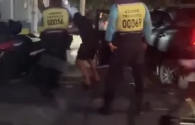 Momento de la agresión.