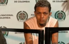 Aldair Contreras Echeverría, alias ‘Keko’, capturado por la Policía. 
