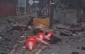 Atentado el peaje El Bordo.