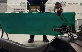 Los elementos incautados.