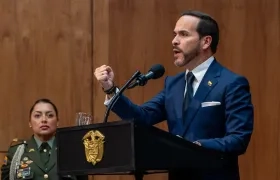 El Presidente de la República, Abelardo De La Espriella.