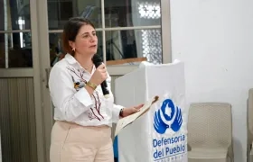La Defensora del Pueblo, Iris Marín.